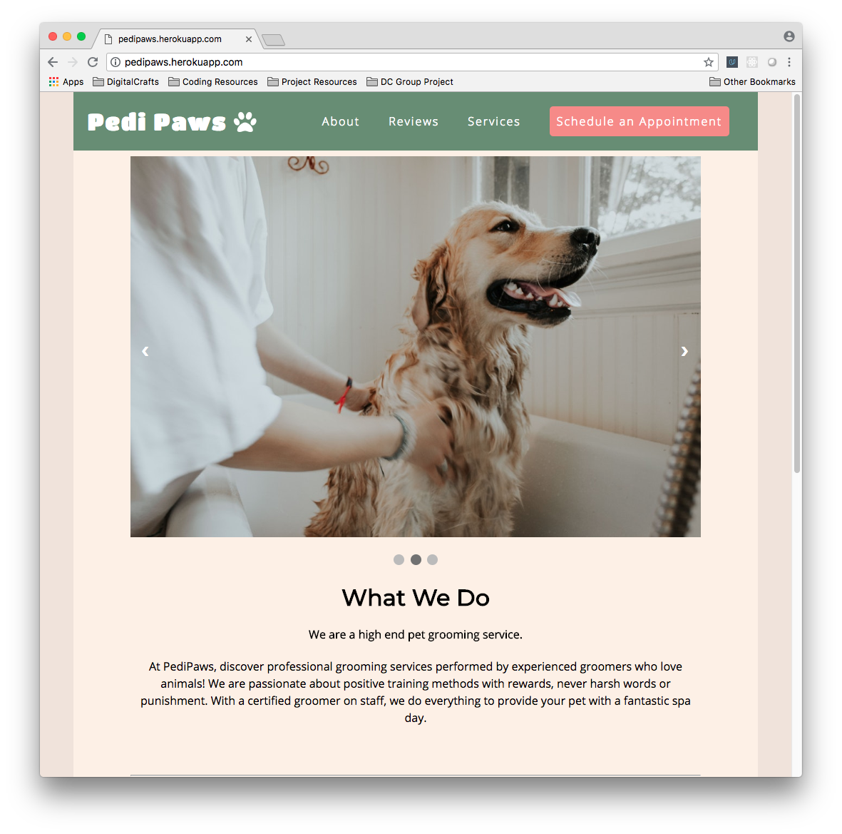 pedipaws app screenshot